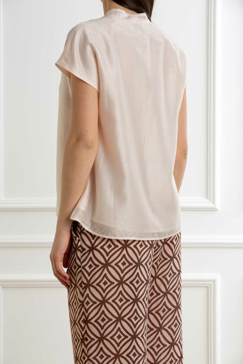 ALESSIA SANTI-BLUSA SCOLLO V-AS511SD45019 CIPRIA 44