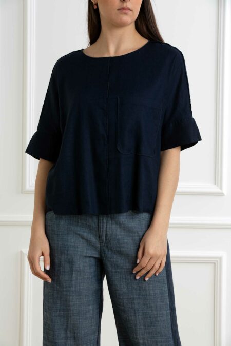 ALESSIA SANTI-BLUSA M/M-AS511SD45037 BLU 42
