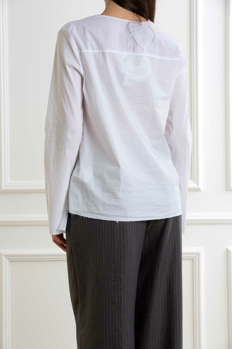 ALESSIA SANTI-BLUSA SCOLLO V M/L-AS511SD45045 BIANCO 44