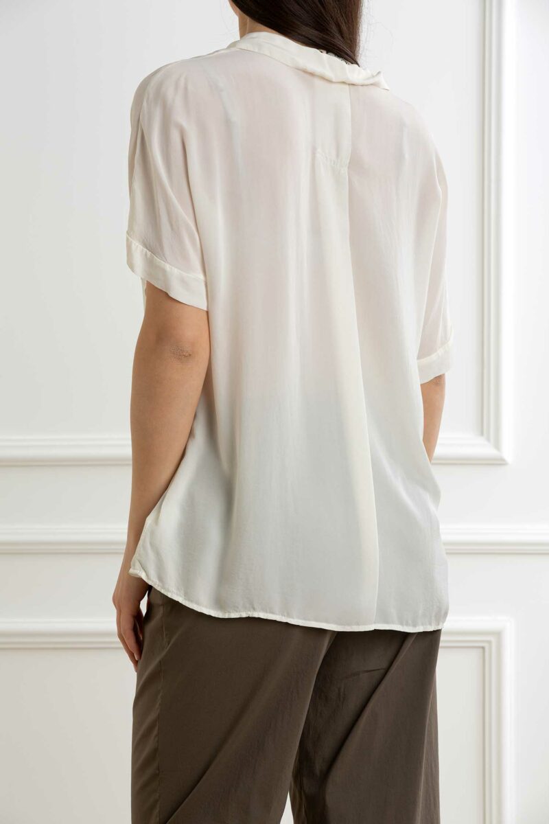 ALESSIA SANTI-CAMICIA M/M-AS511SD45051 PANNA 44