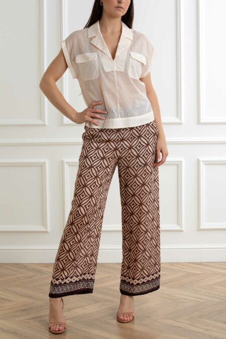 ALESSIA SANTI-CAMICIA CON TASCHINE-AS511SD45056 CIPRIA 44