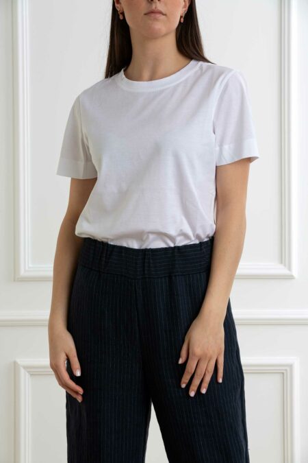 ALESSIA SANTI-T-SHIRT M/C-AS511SD64003 BIANCO 3