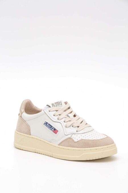 AUTRY-SCARPA MEDALIST LOW WOM - LEAT/SUEDE WHT/GOLD-AUAULWLS75P25 WHITE 41