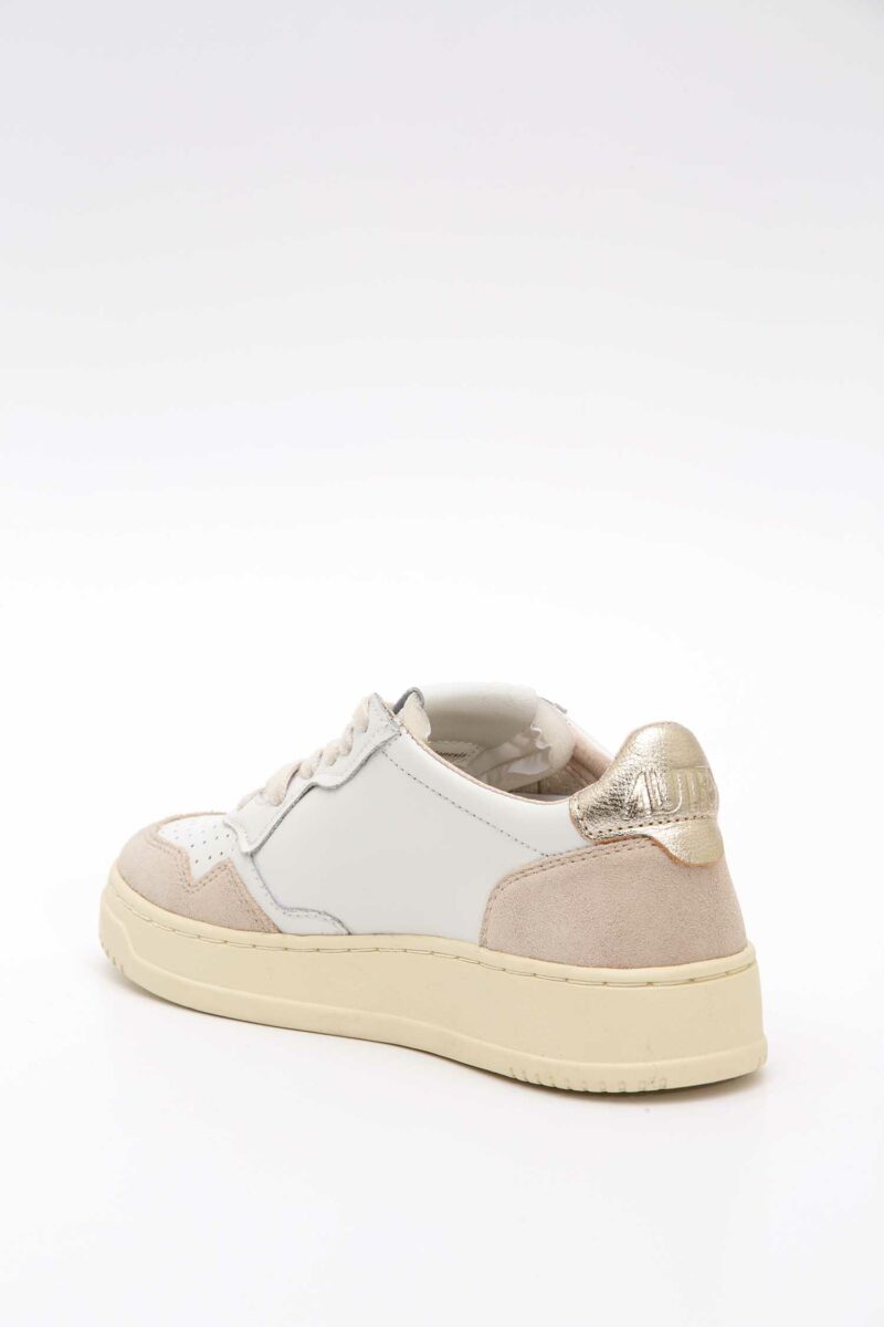 AUTRY-SCARPA MEDALIST LOW WOM - LEAT/SUEDE WHT/GOLD-AUAULWLS75P25 WHITE 41