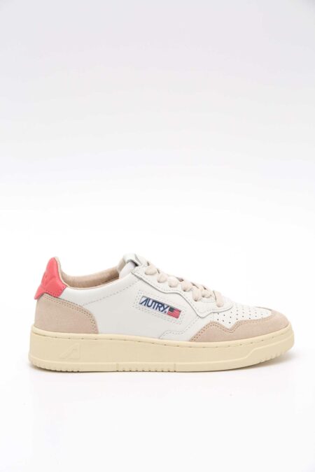 AUTRY-SCARPA MEDALIST LOW WOM - LEAT/SUEDE WHT/TEAROSE-AUAULWLS78 WHITE 40