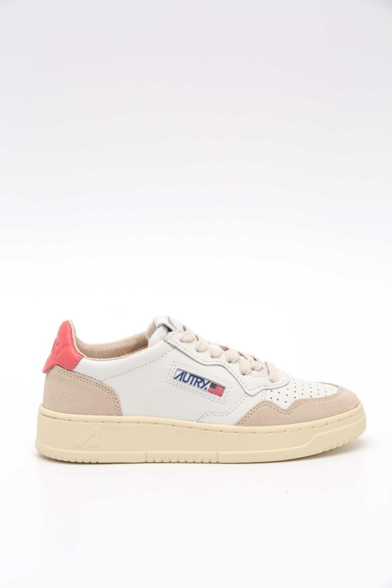 AUTRY-SCARPA MEDALIST LOW WOM - LEAT/SUEDE WHT/TEAROSE-AUAULWLS78 WHITE 40