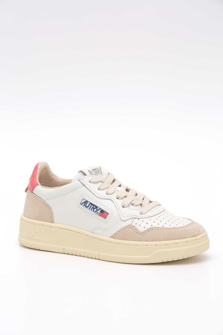AUTRY-SCARPA MEDALIST LOW WOM - LEAT/SUEDE WHT/TEAROSE-AUAULWLS78 WHITE 40