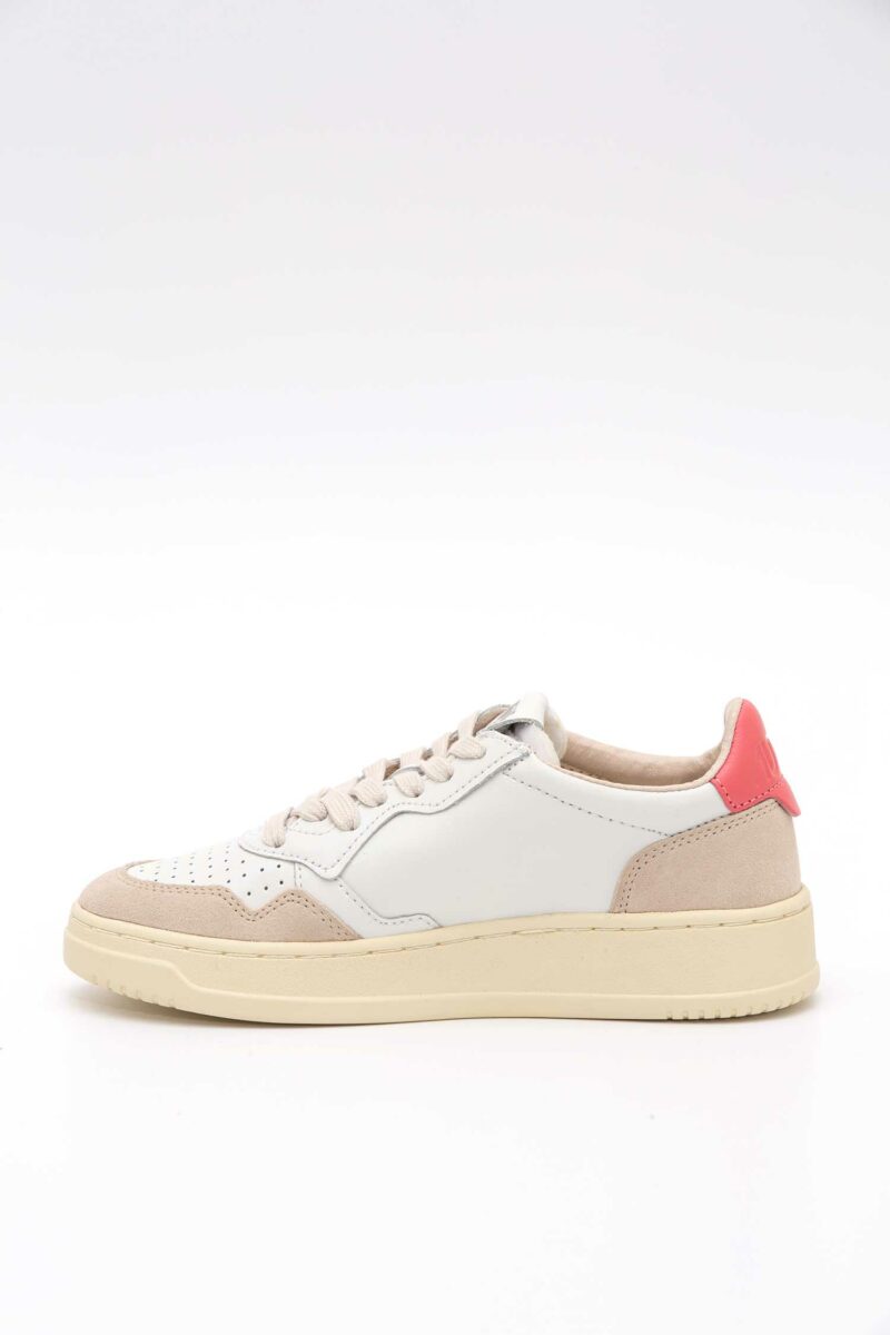 AUTRY-SCARPA MEDALIST LOW WOM - LEAT/SUEDE WHT/TEAROSE-AUAULWLS78 WHITE 40
