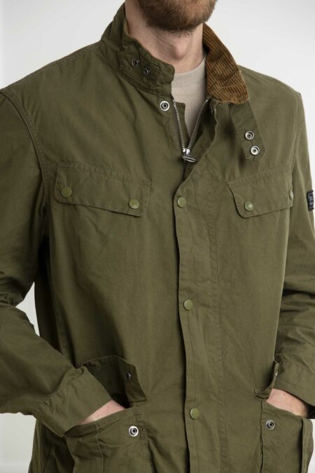 BARBOUR-GIUBBINO SUMMER WASH DUKE-BBMCA0667MCAP24 GREEN XL