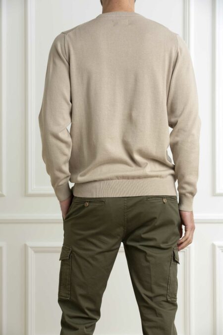 BARBOUR-FELPA PIMA COTTON CREW-BBMKN0932MKN MIST XL
