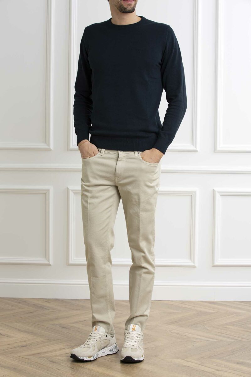 BARBOUR-FELPA PIMA COTTON CREW-BBMKN0932MKN NAVY M