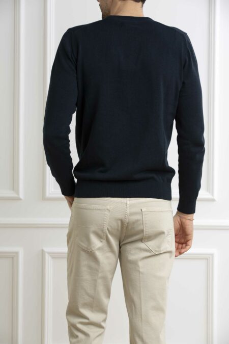 BARBOUR-FELPA PIMA COTTON CREW-BBMKN0932MKN NAVY M