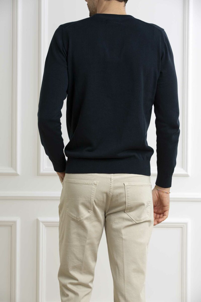 BARBOUR-FELPA PIMA COTTON CREW-BBMKN0932MKN NAVY M