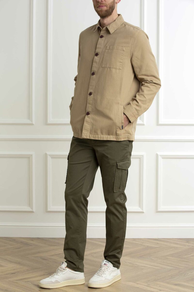 BARBOUR-GIUBBINO WASHED OVERSHIRT-BBMOS0281MOSP24 STONE XL