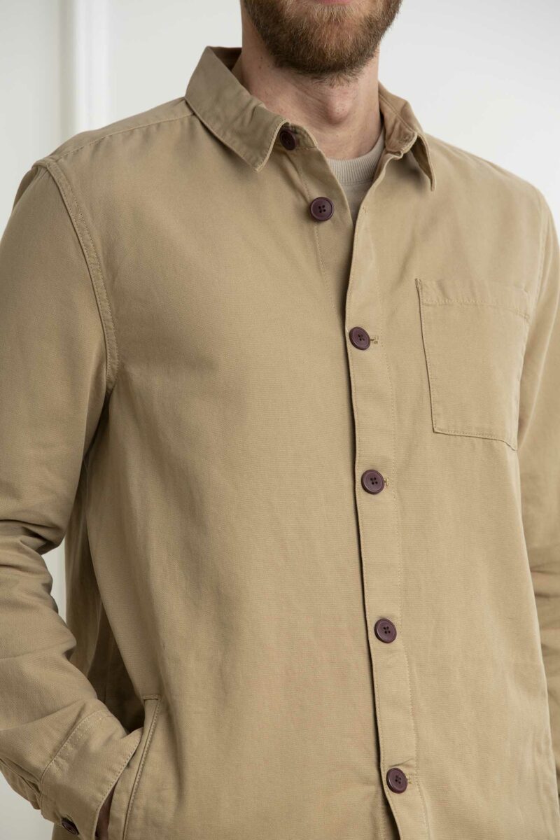BARBOUR-GIUBBINO WASHED OVERSHIRT-BBMOS0281MOSP24 STONE XL