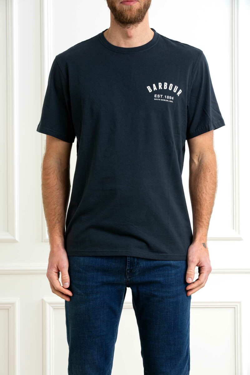 BARBOUR-T-SHIRT PREPPY-BBMTS0502MTS NAVY XXL