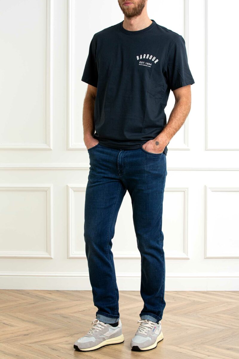 BARBOUR-T-SHIRT PREPPY-BBMTS0502MTS NAVY XXL