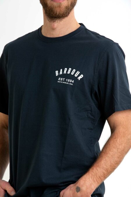 BARBOUR-T-SHIRT PREPPY-BBMTS0502MTS NAVY XXL
