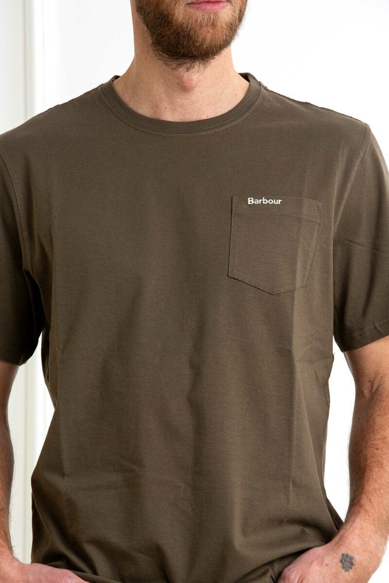 BARBOUR-T-SHIRT LANGDON-BBMTS1114MTS TARMAC XXL