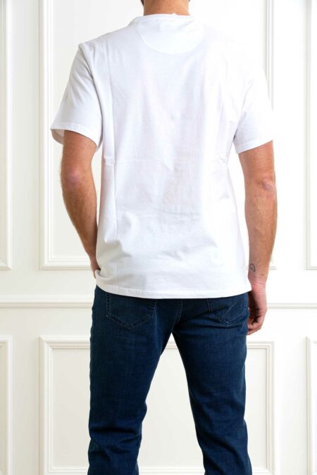 BARBOUR-T-SHIRT LANGDON-BBMTS1114MTS WHITE XL