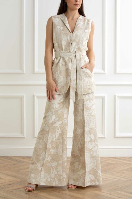 BLUGIRL-GILE LUNGO JACQUARD-BGRA5127T2942 BEIGE 44