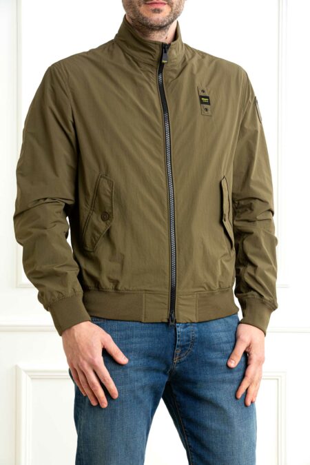 BLAUER-GIUBBOTTO ALWIN-BLAC04206006535 MILITARE XL