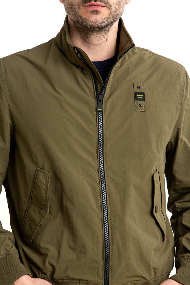 BLAUER-GIUBBOTTO ALWIN-BLAC04206006535 MILITARE XL