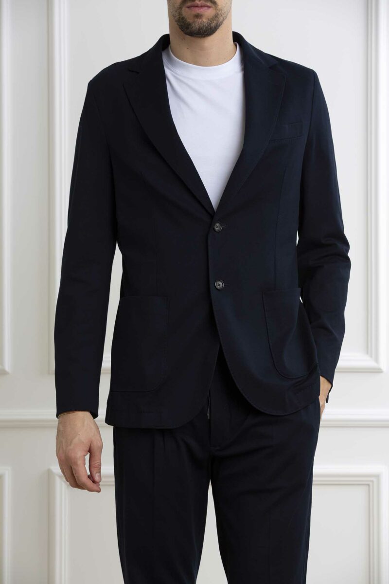 CIRCOLO 1901-GIACCA PIQUET MERC-CICN4224 NAVY 54