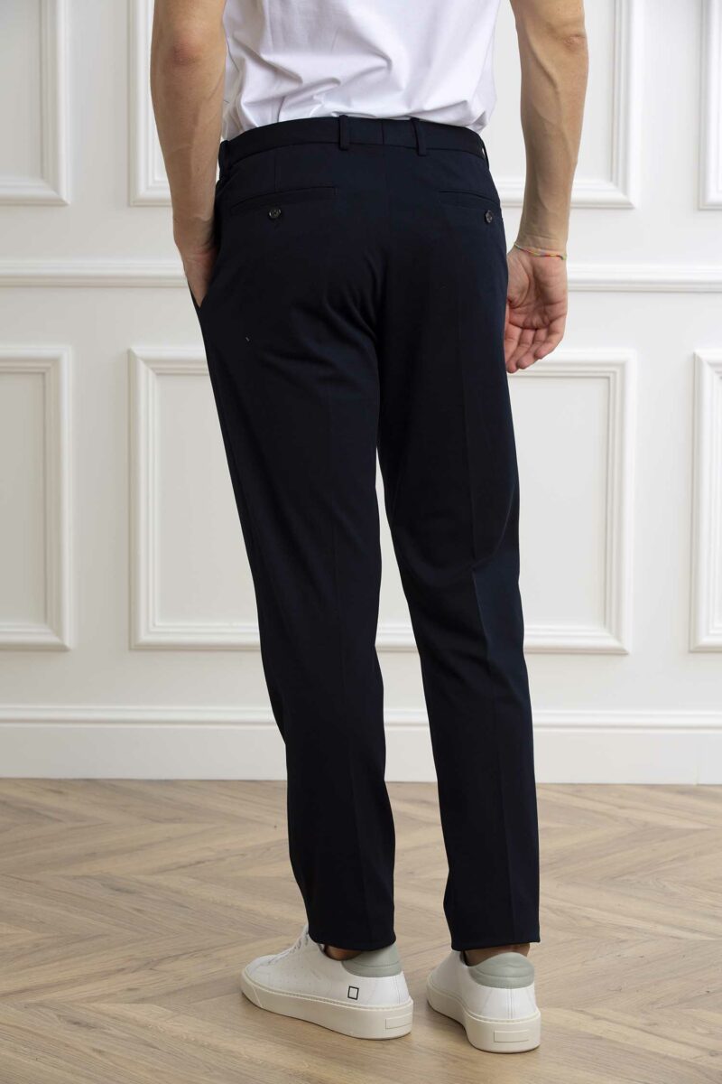 CIRCOLO 1901-PANTALONE PENCES PIQUET-CICN4226 NAVY 50
