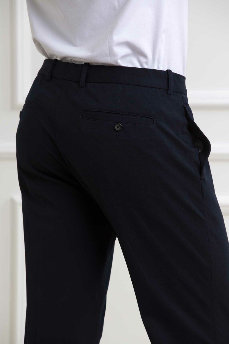 CIRCOLO 1901-PANTALONE PENCES PIQUET-CICN4226 NAVY 50