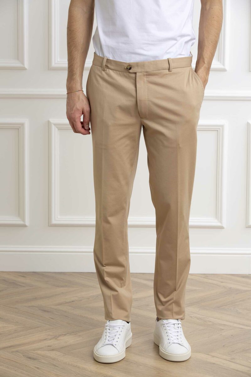 CIRCOLO 1901-PANTALONE CHINO JERSEY M.-CICN4243 GRANITO 54