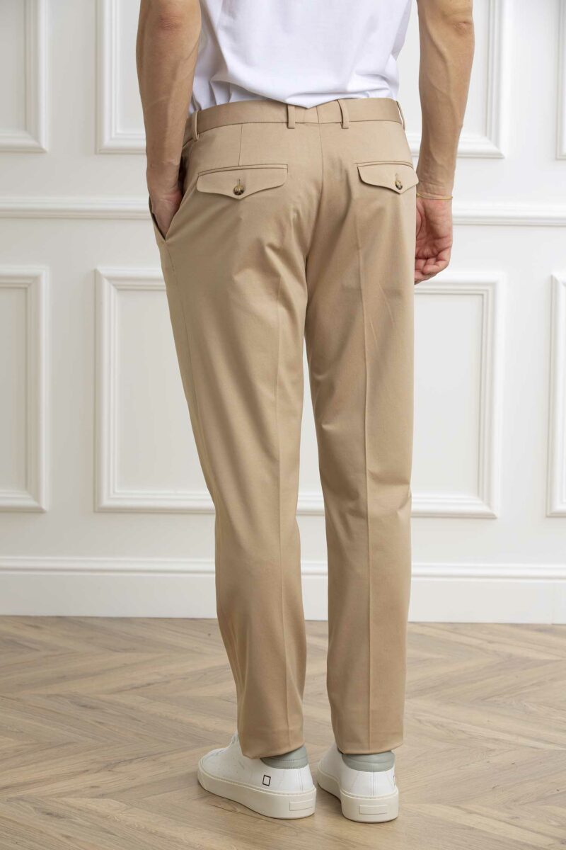 CIRCOLO 1901-PANTALONE CHINO JERSEY M.-CICN4243 GRANITO 54