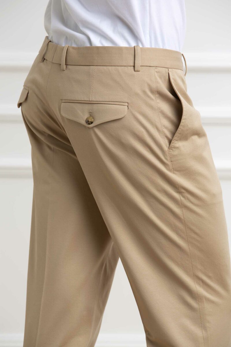 CIRCOLO 1901-PANTALONE CHINO JERSEY M.-CICN4243 GRANITO 54