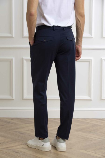 CIRCOLO 1901-PANTALONE CHINO JERSEY M.-CICN4243 INDIGO 54