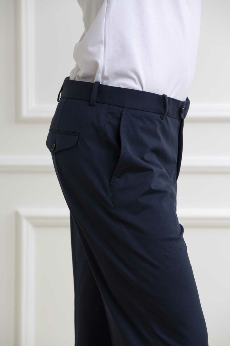 CIRCOLO 1901-PANTALONE CHINO JERSEY M.-CICN4243 INDIGO 54