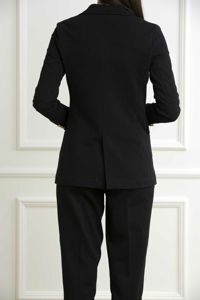 CIRCOLO 1901-GIACCA DOPPIO PETTO OXFORD-CIFD3006 NERO 42