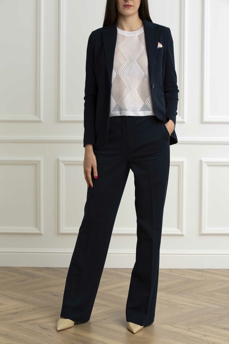 CIRCOLO 1901-GIACCA SLIM L OXFORD-CIFD3008 NAVY 42