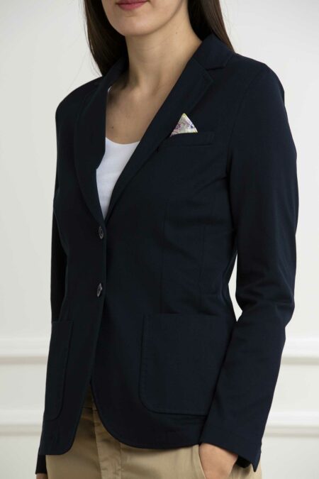CIRCOLO 1901-GIACCA SLIM F.PIQUET-CIFD3012 NAVY 46