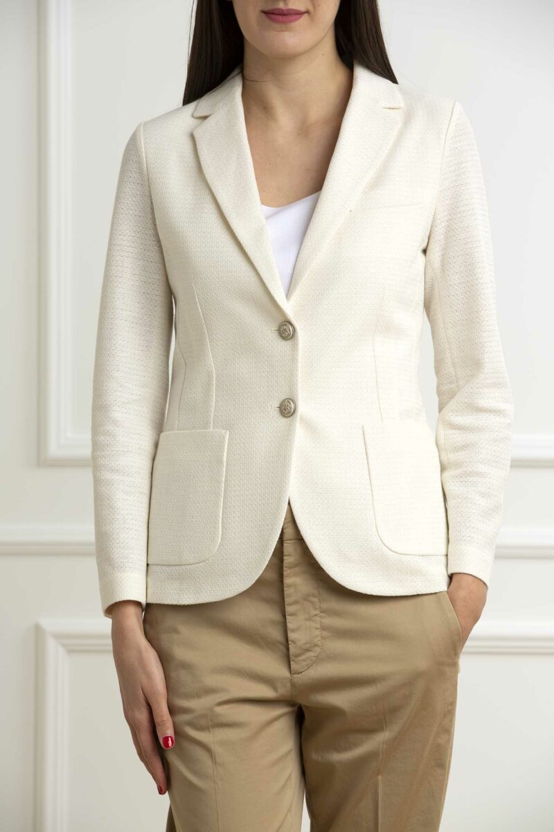 CIRCOLO 1901-GIACCA S.FIT LINO/COT-CIFD3130 NATURALE 42