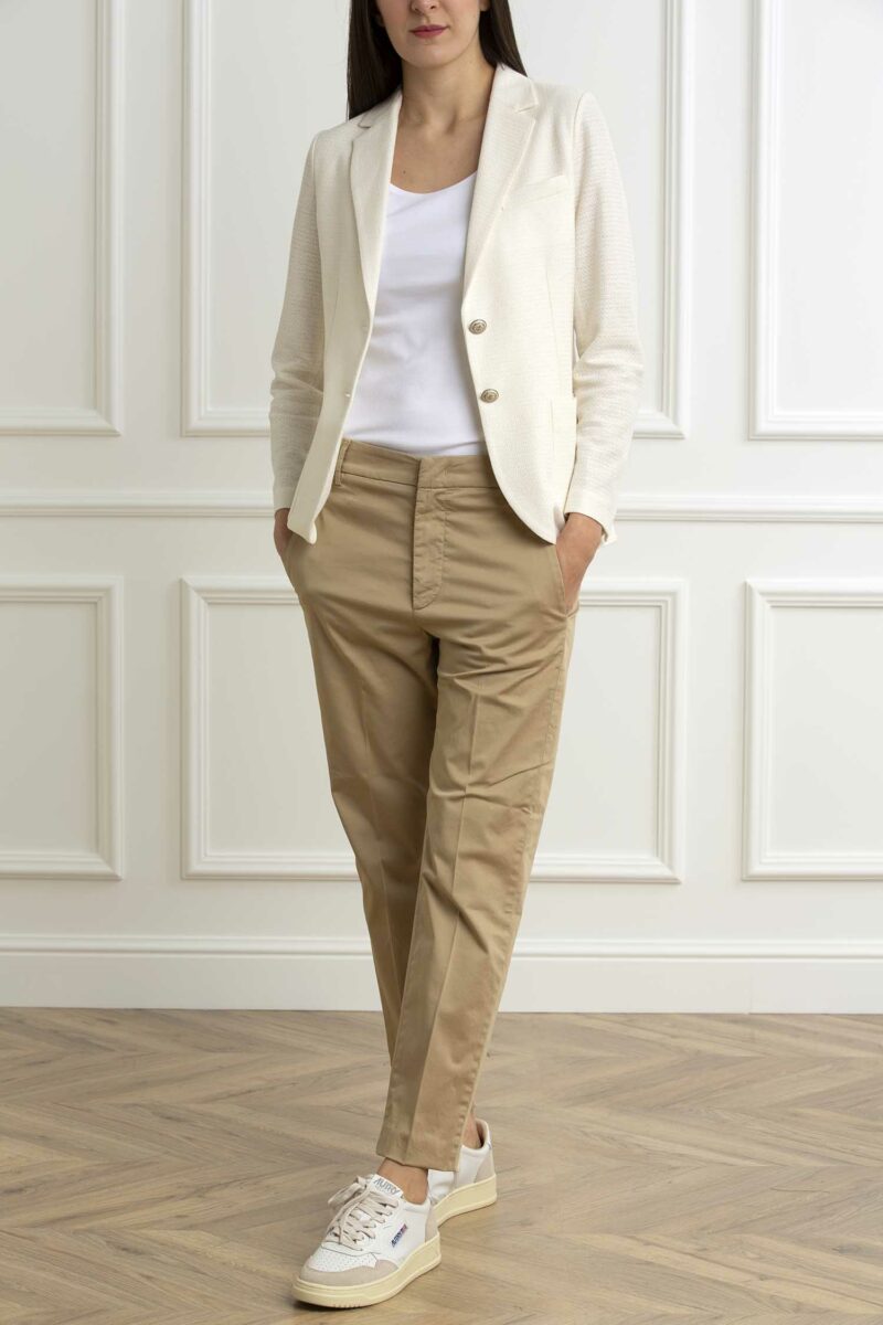 CIRCOLO 1901-GIACCA S.FIT LINO/COT-CIFD3130 NATURALE 42