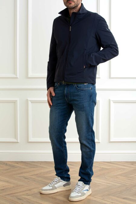 COLMAR ORIGINALS-GIACCA SENZA CAPPUCCIO IN MORBIDO TESSUTO-COL18139ZB BLU 58