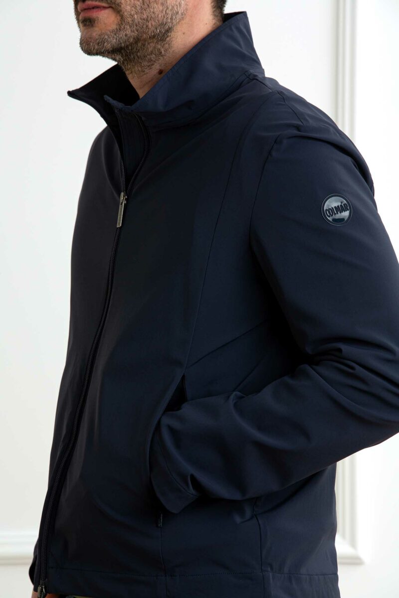 COLMAR ORIGINALS-GIACCA SENZA CAPPUCCIO IN MORBIDO TESSUTO-COL18139ZB BLU 58