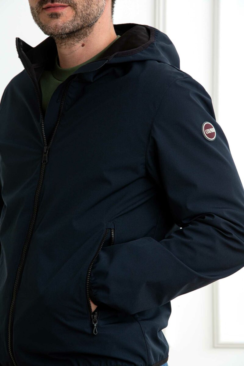 COLMAR ORIGINALS-GIACCA IN SOFTSHELL CON CAPPUCCIO-COL1861R6WVP25 BLU 56