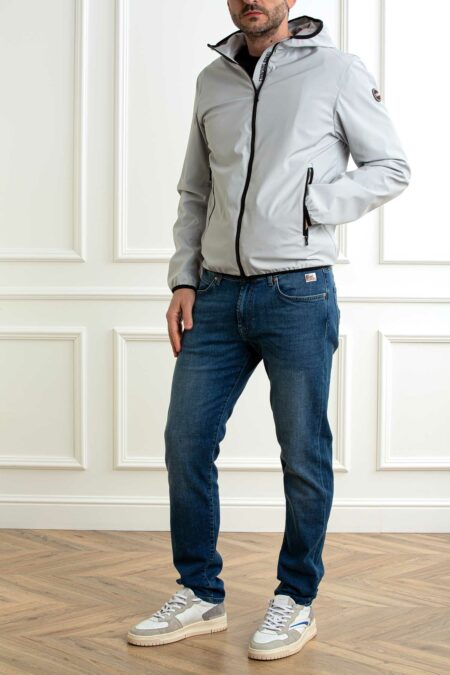 COLMAR ORIGINALS-GIACCA IN SOFTSHELL CON CAPPUCCIO-COL1861R6WVP25 GHIACCIO 56