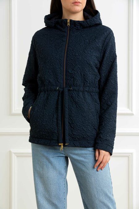 COLMAR ORIGINALS-GIACCA CON MOTIVO 3D E CAPPUCCIO-COL19065ZA BLU 46