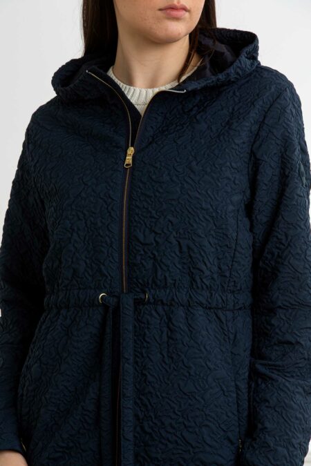COLMAR ORIGINALS-GIACCA CON MOTIVO 3D E CAPPUCCIO-COL19065ZA BLU 46