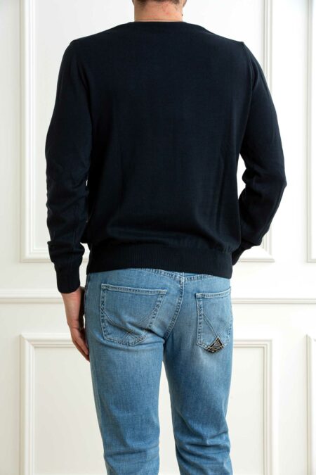 COLMAR ORIGINALS-GIROCOLLO IN COTONE TINTO CAPO-COL4479T3XMP25 BLU XXL