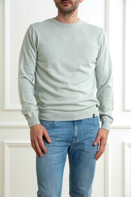 COLMAR ORIGINALS-GIROCOLLO IN COTONE TINTO CAPO-COL4479T3XMP25 GRIGIO XL