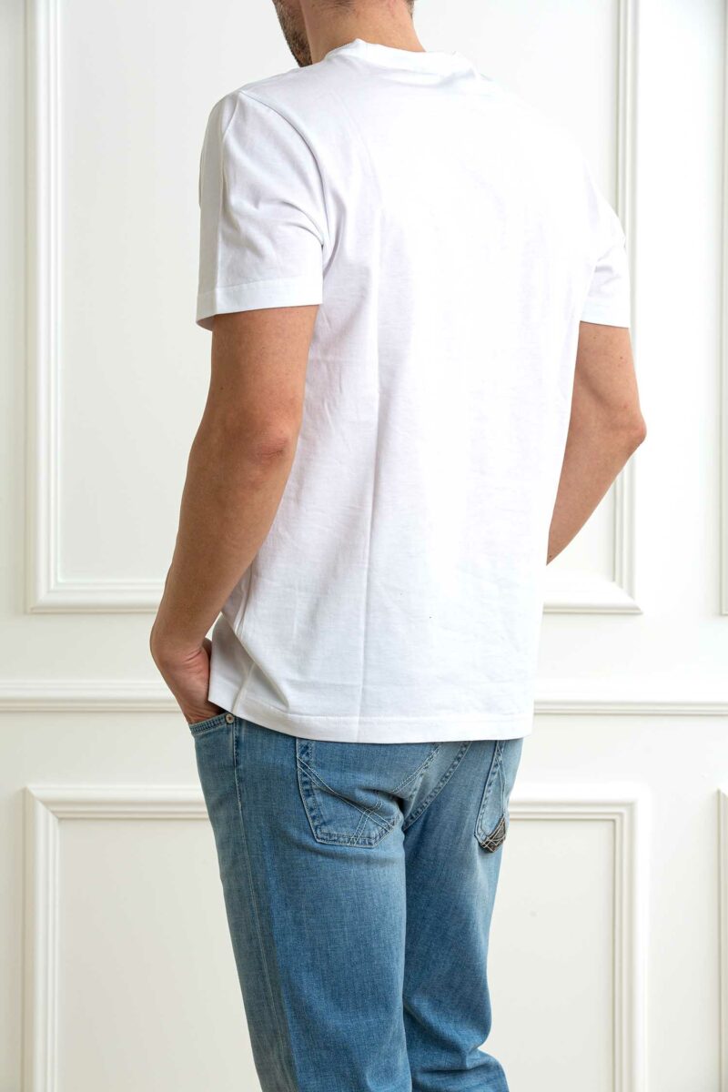 COLMAR ORIGINALS-T-SHIRT IN JERSEY DI COTONE CON TRANSFER AL-COL75236SH BIANCO XXL