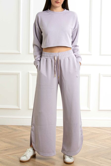 COLMAR ORIGINALS-FELPA GIROCOLLO CROP-COL92291YH LILLA XS